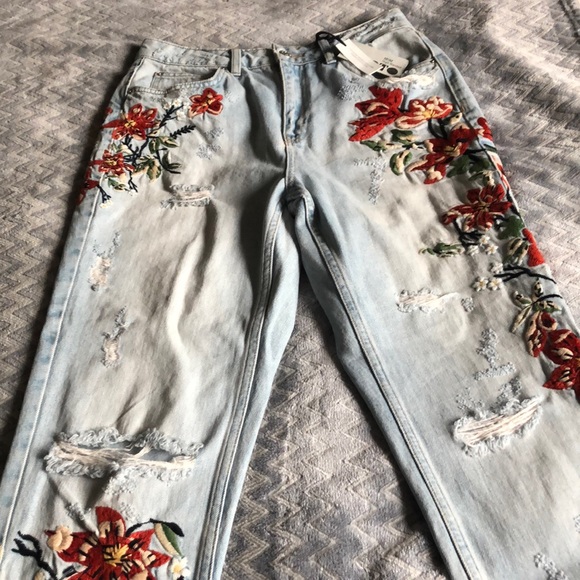 Top shop floral jeans - Picture 2 of 9